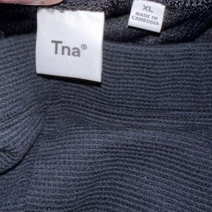 Aritzia TNA wafflex waffle leggings black NWOT XL